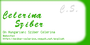 celerina sziber business card